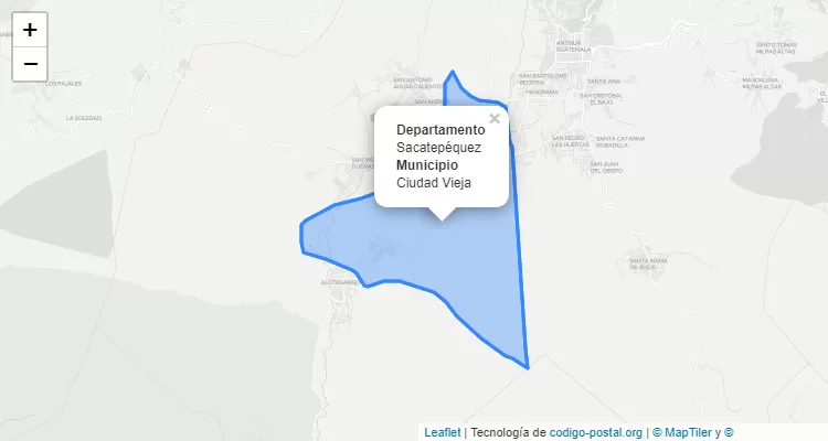 Código Postal Ciudad Vieja, Sacatepéquez - Guatemala