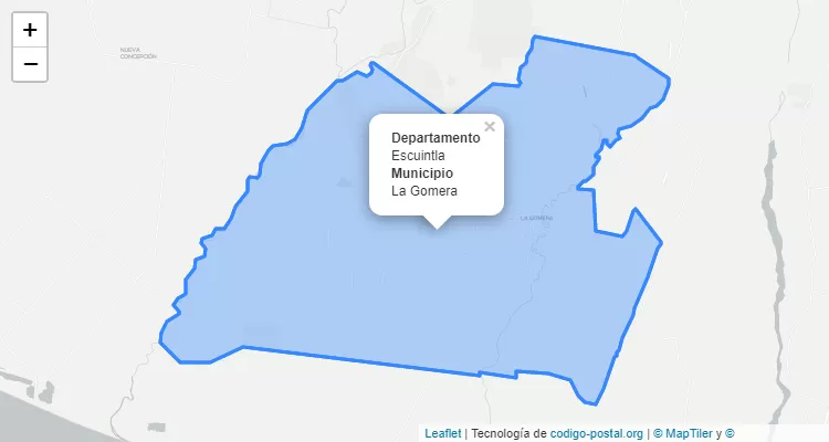 La Gomera, Escuintla ZIP Code - Guatemala