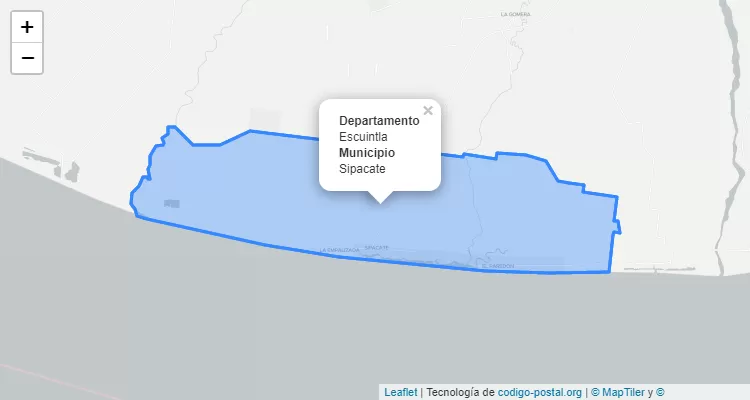 Código Postal Sipacate, Escuintla - Guatemala
