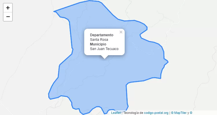 Código Postal San Juan Tecuaco, Santa Rosa - Guatemala
