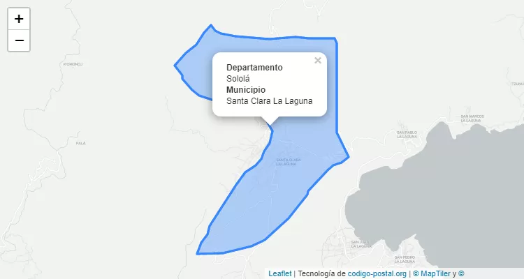 Santa Clara la Laguna, Sololá ZIP Code - Guatemala
