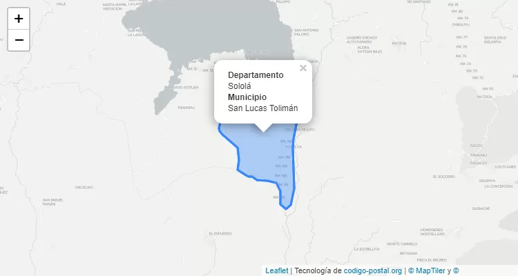 San Lucas Toliman, Sololá ZIP Code - Guatemala