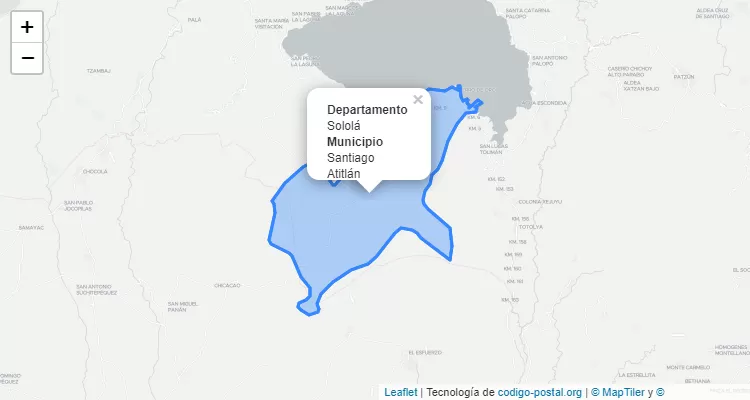 Santiago Atitlan, Sololá ZIP Code - Guatemala