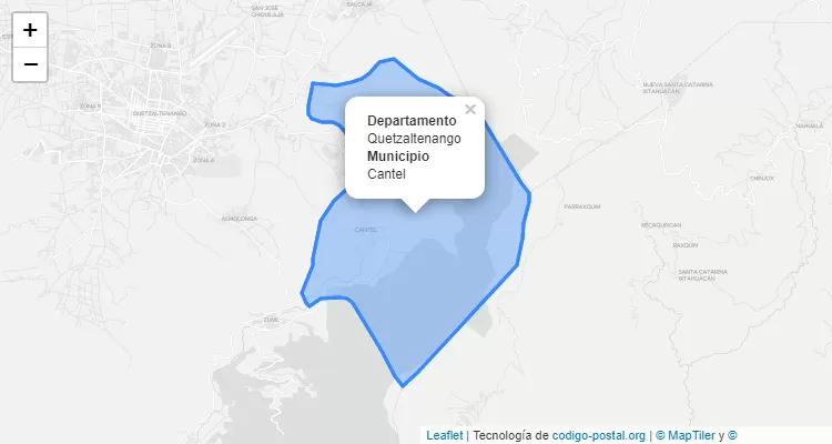 Código Postal Cantel, Quetzaltenango - Guatemala